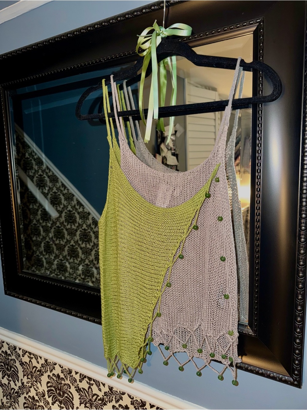 COLLUSION Two-Tone Knit Tank Too